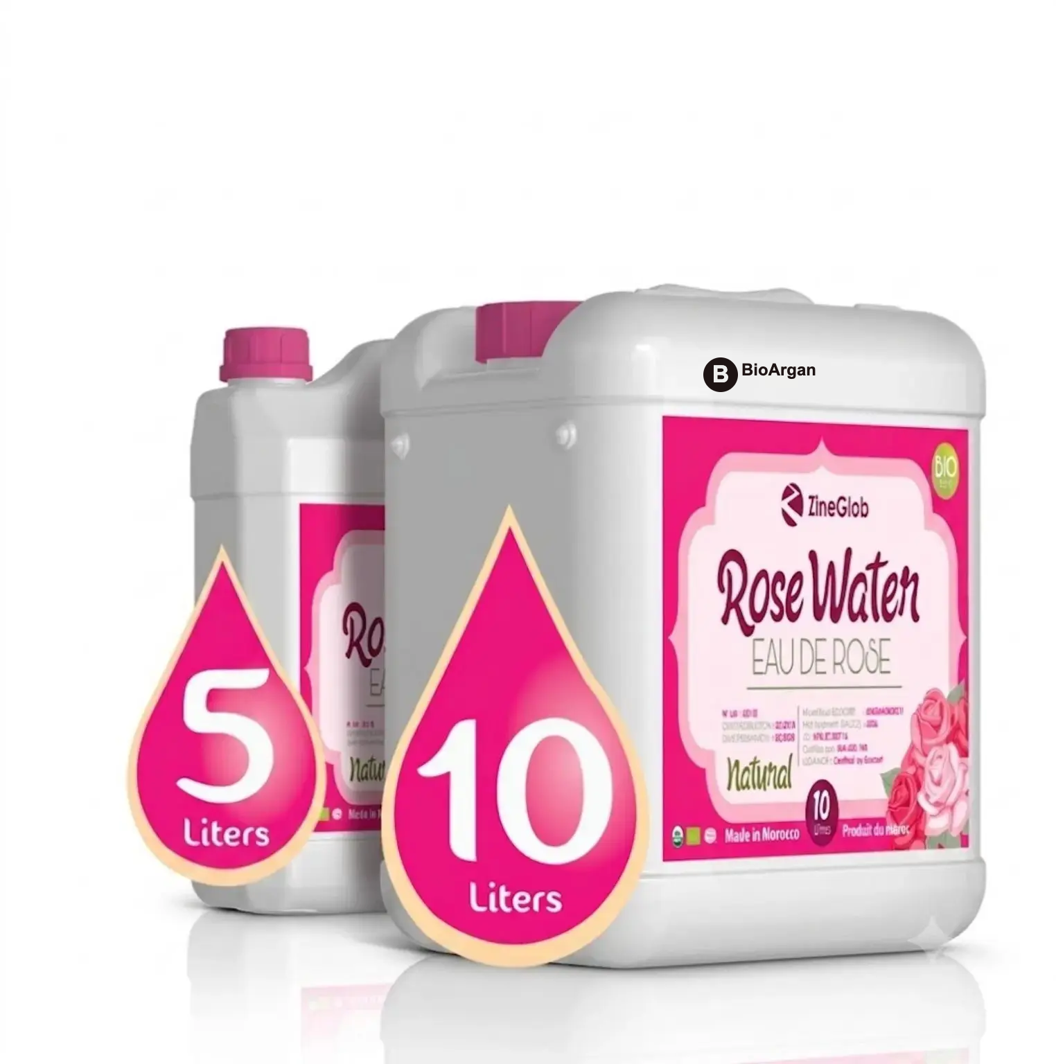 Bulk Moroccan Rose Water 5L & 10L | Private Label
