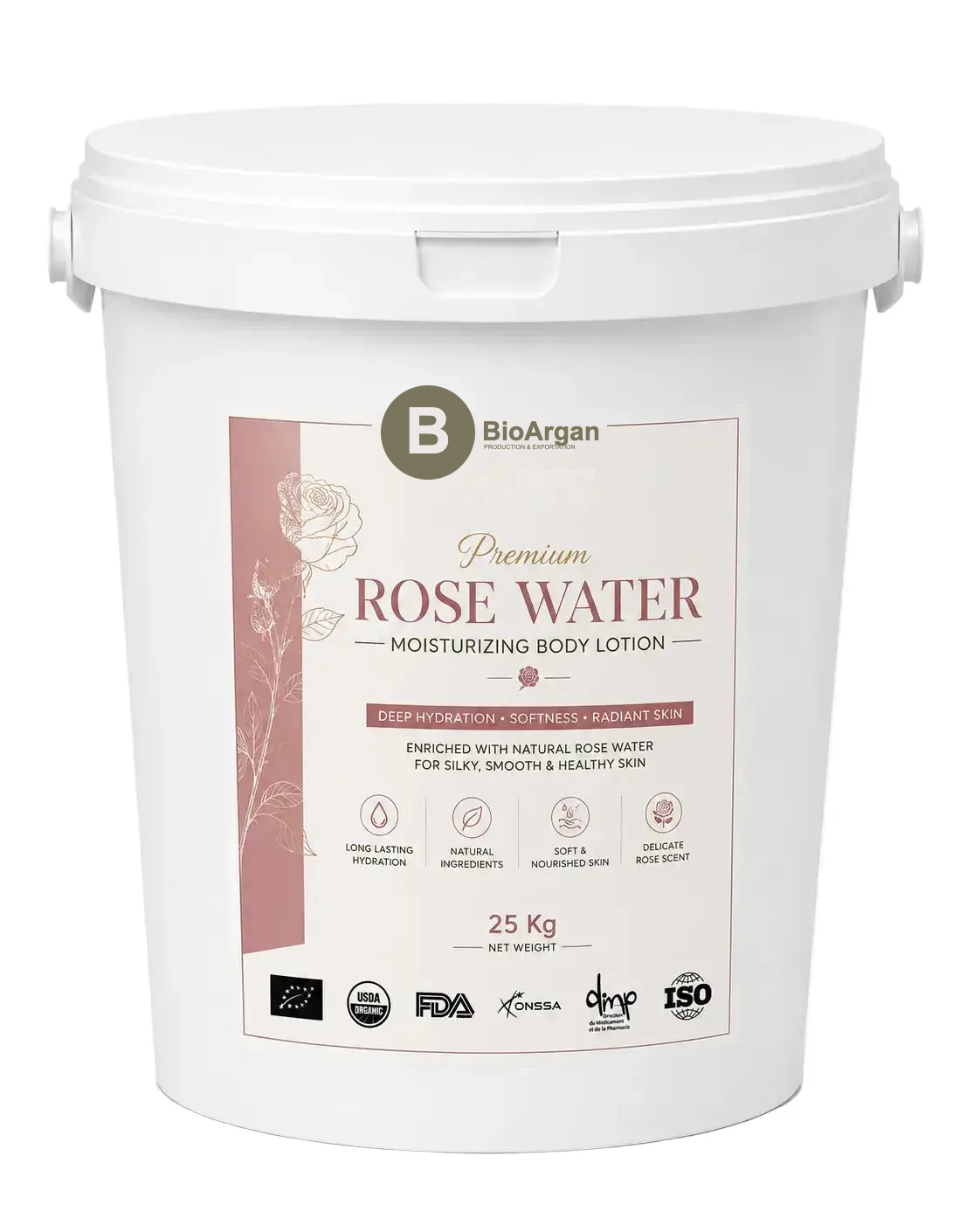 Bulk Rose Water Moisturizing Body Lotion — Rose Water Products