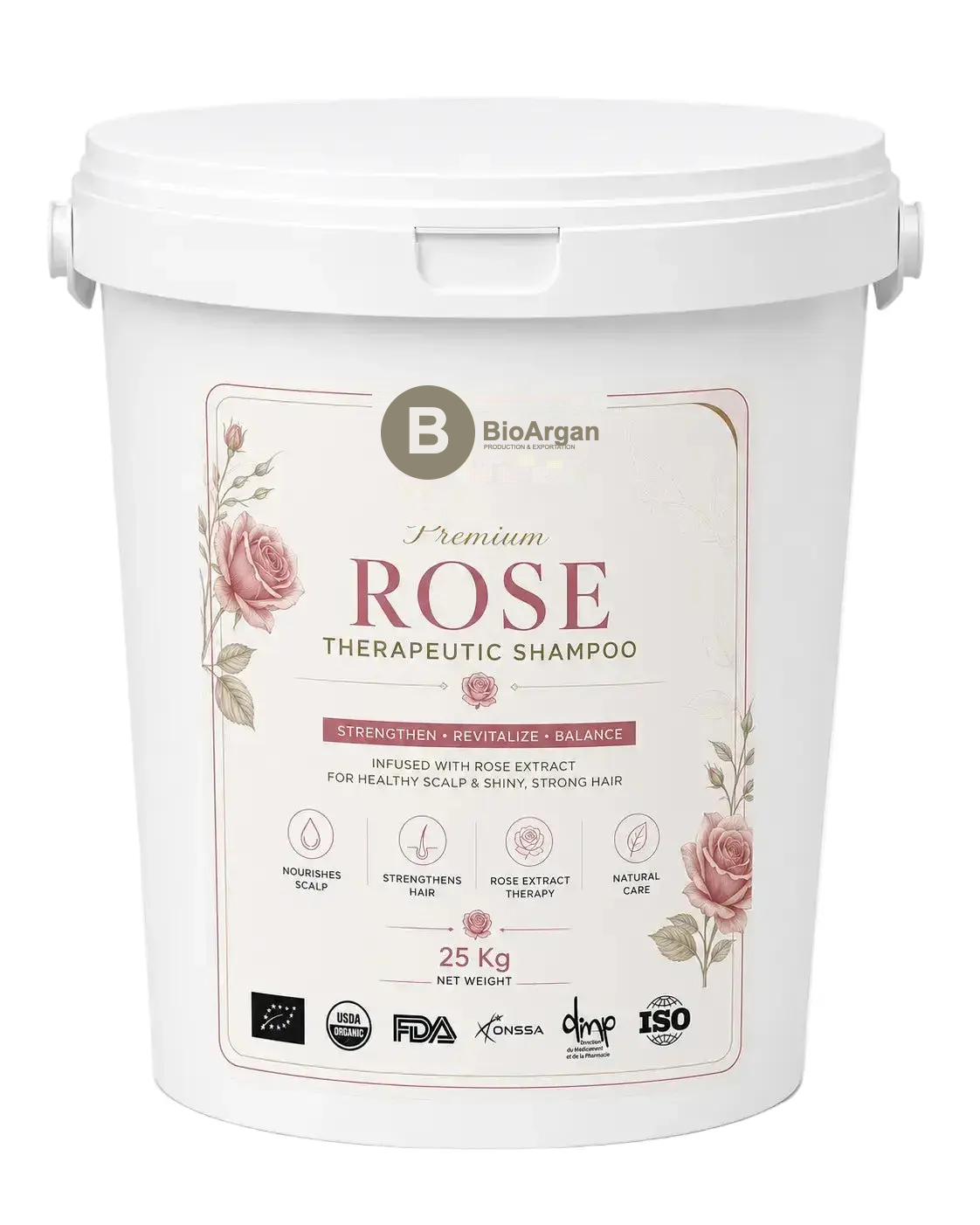 Champú de rosa — a granel — Productos capilares