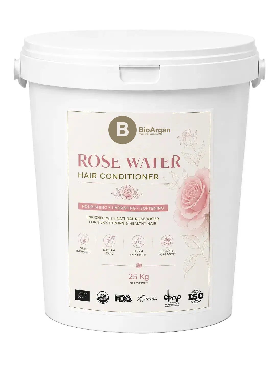 Après-shampooing à l’eau de rose — en vrac — Produits capillaires