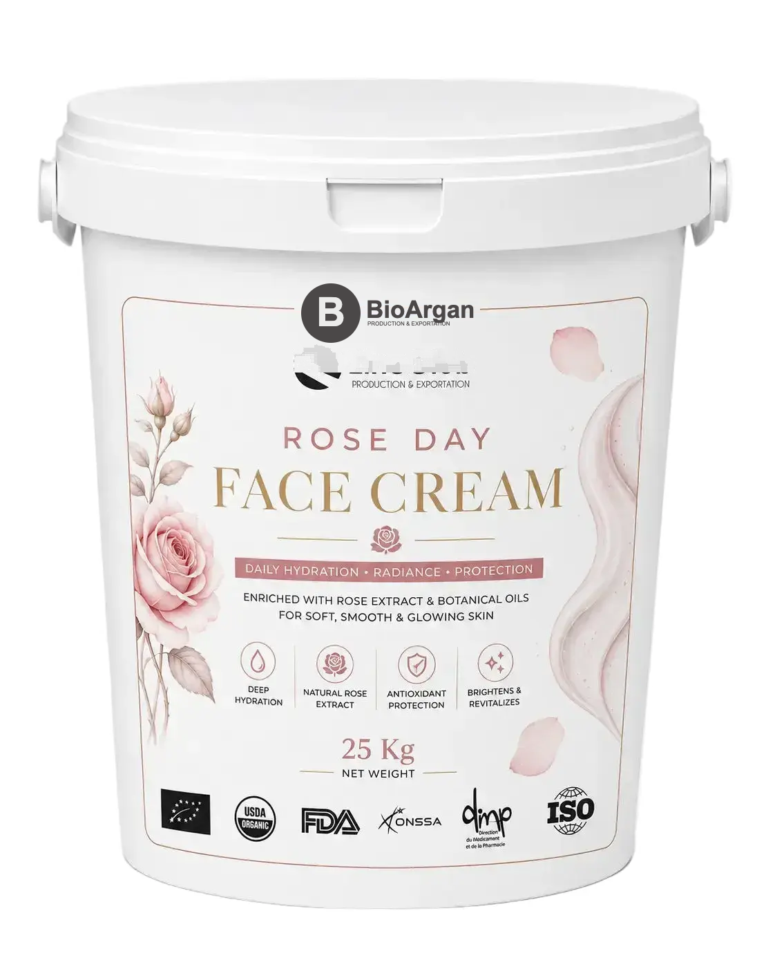 Creme de rosa para rosto e corpo — a granel — Cuidados e beleza com rosa